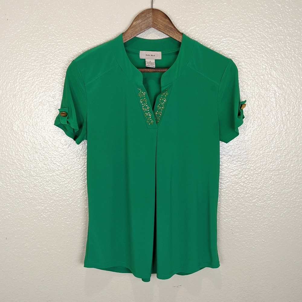 Diana Belle Embellished Blouse